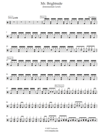 Mr. Brightside - The Killers drum sheet music