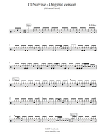 I'll Survive - B. B. King drum sheet music