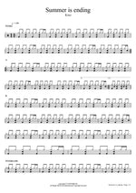Summer Is Ending (Кончится лето) - Kino (Кино) drum sheet music