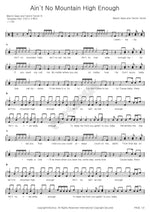 Ain't No Mountain High Enough Marvin Gaye and Tammi Terrell Full Drum Transcription / Drum Sheet Music COPYDRUM
