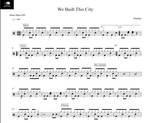 We Built This City Starship Full Drum Transcription / Drum Sheet Music Drum Sheet MX
