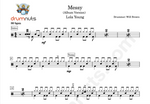 Messy Lola Young Full Drum Transcription / Drum Sheet Music Drumnuts