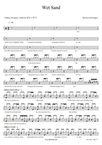 Wet Sand Red Hot Chili Peppers Full Drum Transcription / Drum Sheet Music COPYDRUM
