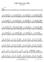 Like You Love Me Tauren Wells Full Drum Transcription / Drum Sheet Music COPYDRUM