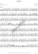 Just Once (한번만) Chae Hee (채희) Full Drum Transcription / Drum Sheet Music COPYDRUM