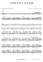 It Won't Be Comforting for You (너에겐 위로가 되지 않을) Dear Cloud (디어 클라우드) Full Drum Transcription / Drum Sheet Music COPYDRUM