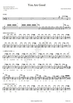 You Are Good (Live) Israel & New Breed Full Drum Transcription / Drum Sheet Music COPYDRUM