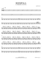 Boompala - Le Sserafim (르세라핌) drum sheet music