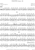 It'll Burst (터질거야) Active Volcano (활화산) Full Drum Transcription / Drum Sheet Music COPYDRUM