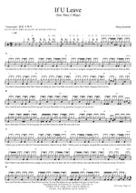 If U Leave (feat. Mary J. Blige) Musiq Soulchild Full Drum Transcription / Drum Sheet Music COPYDRUM