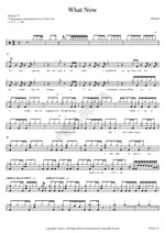 What Now Rihanna Full Drum Transcription / Drum Sheet Music COPYDRUM