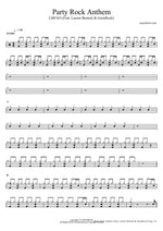 Party Rock Anthem (feat. Lauren Bennett and GoonRock) - LMFAO drum sheet music