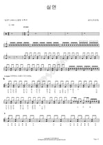Heartbreak (실연) Koyote (코요테) Full Drum Transcription / Drum Sheet Music COPYDRUM