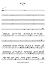Maybe RADI Full Drum Transcription / Drum Sheet Music COPYDRUM