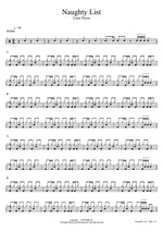 Naughty List - Dixie D'Amelio & Liam Payne drum sheet music