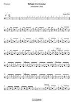 What I've Done - Linkin Park drum sheet music