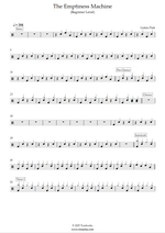 The Emptiness Machine - Linkin Park drum sheet music