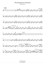 The Emptiness Machine - Linkin Park drum sheet music