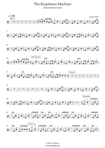 The Emptiness Machine - Linkin Park drum sheet music
