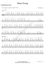 Minor Swing Eddie Higgins Trio Full Drum Transcription / Drum Sheet Music COPYDRUM