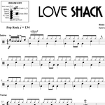 Love Shack The B 52's Full Drum Transcription / Drum Sheet Music OnlineDrummer.com