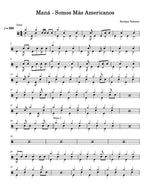 Somos Más Americanos Maná Full Drum Transcription / Drum Sheet Music Carlos Dias Aidos