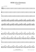 Here (For Christmas) - Lukas Graham drum sheet music