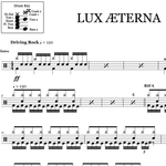 Lux Aeterna Metallica Full Drum Transcription / Drum Sheet Music OnlineDrummer.com