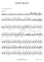 The Springtime of My Life (내 생에 봄날은) Can (캔) Full Drum Transcription / Drum Sheet Music COPYDRUM