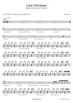 Last Christmas Taylor Swift Full Drum Transcription / Drum Sheet Music COPYDRUM
