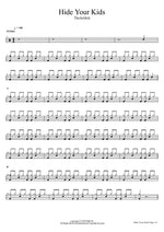 Hide Your Kids ThxSoMch Full Drum Transcription / Drum Sheet Music COPYDRUM