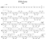 If It's Love Sting Full Drum Transcription / Drum Sheet Music Cyril Mayer