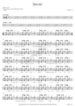 Secret Maroon 5 Full Drum Transcription / Drum Sheet Music COPYDRUM