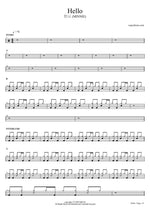 Hello - Minnie (민니) drum sheet music