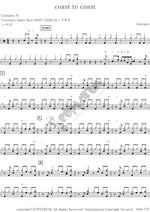Coast to Coast Casiopea (カシオペア) Full Drum Transcription / Drum Sheet Music COPYDRUM