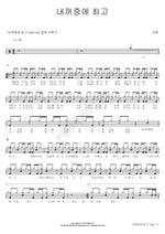 The Best Among Mine (내꺼중에 최고) Lee Hyun (이현) Full Drum Transcription / Drum Sheet Music COPYDRUM