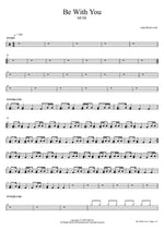 Be With You - Muse drum sheet music