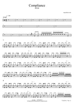 Compliance - Muse drum sheet music