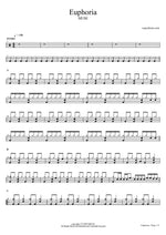 Euphoria - Muse drum sheet music