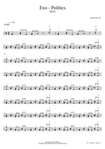 Exo Politics - Muse drum sheet music