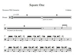 Square One Coldplay Full Drum Transcription / Drum Sheet Music Franki Bio