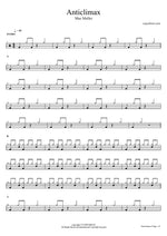 Anticlimax - Mae Muller drum sheet music