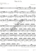 This Is Us Backstreet Boys Full Drum Transcription / Drum Sheet Music COPYDRUM