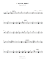 I Shot the Sheriff - Bob Marley & The Wailers drum sheet music