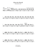 I Shot the Sheriff - Bob Marley & The Wailers drum sheet music