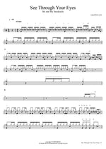 See Through Your Eyes - Me and My Sandcastle drum sheet music