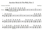 Another Brick in the Wall (Part 2) Pink Floyd Full Drum Transcription / Drum Sheet Music Franki Bio