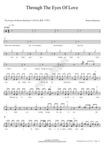 Through The Eyes Of Love Melissa Manchester Full Drum Transcription / Drum Sheet Music COPYDRUM