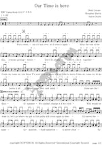Our Time Is Here Demi Lovato, Meaghan Martin & Aaryn Doyle Full Drum Transcription / Drum Sheet Music COPYDRUM