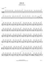 P.Y.T. (Pretty Young Thing) - Michael Jackson drum sheet music